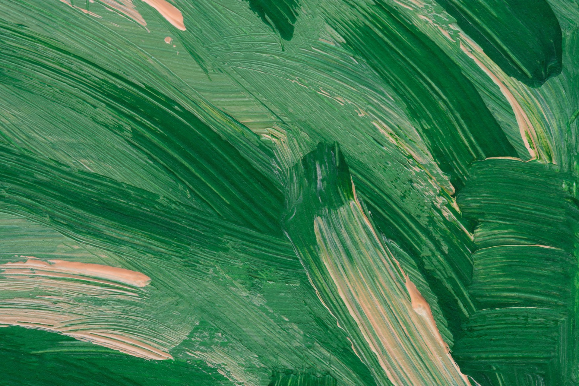Green beige acrylic abstract background